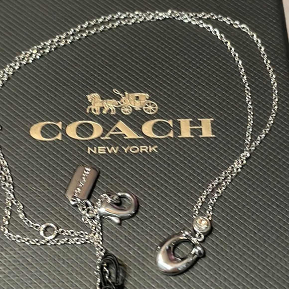 Coach Jewelry Coach Silver Necklace Poshmark